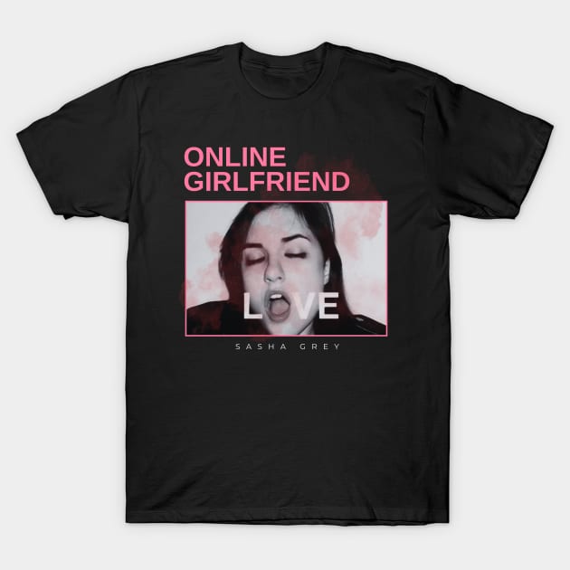 online girlfriend - vintage minimalism T-Shirt by sagitaerniart